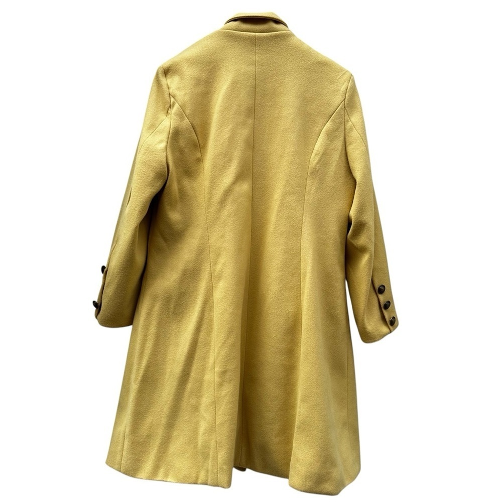 Pale Yellow Pea Coat Sz 1X - Picture 3 of 8